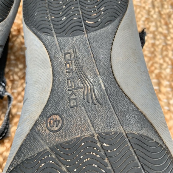 Dansko Women's Leather Mary Jane Flats Black Hazel Size 9.5 - Picture 7 of 7